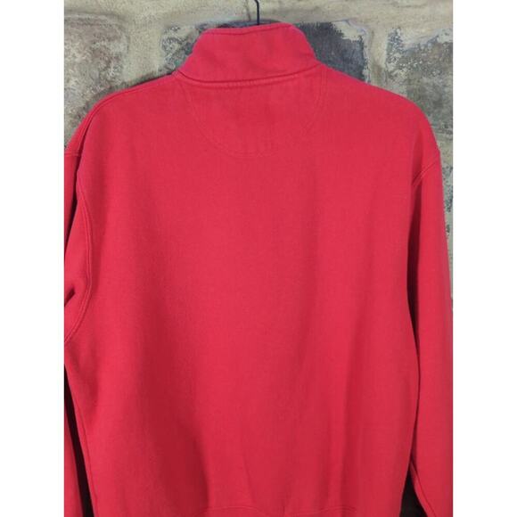 Ball State Cardinals Sweatshirt Woman's‎ Medium Red 1/4 Zip Sporty Academia - Picture 7 of 12